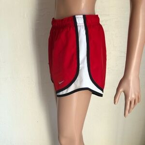 Nike Women’s Size S Red Running Short Lining Elastic Waist Drawstring Activewear